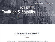 Tablet Screenshot of kubis.pl